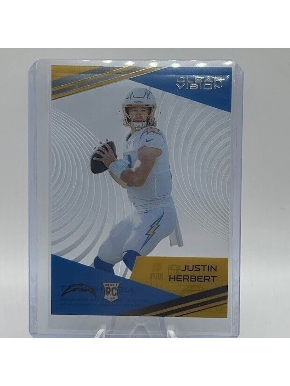 Justin Herbert Rookie 2020 Panini Chronicles Clear Vision CV-3